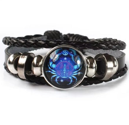 ( KnoRRs)™ -Pulsera Enlazada Con Detalle Crustáceo : Un Toque de Elegancia en Tu Muñeca