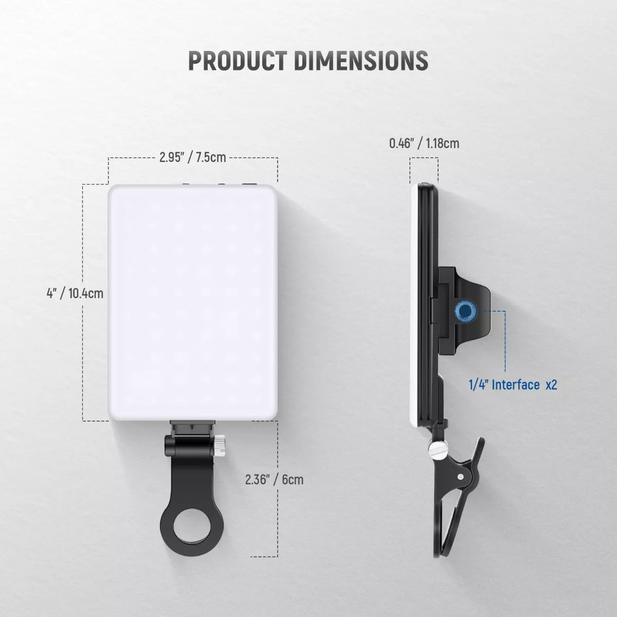 ( Scalebee)™ -Panel De Luz Led Para Celular:  Ilumina tu imagen en segundos
