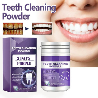 ( oralhoe )™ -Polvo Blanqueador Dental Morado:  Sonríe con Confianza