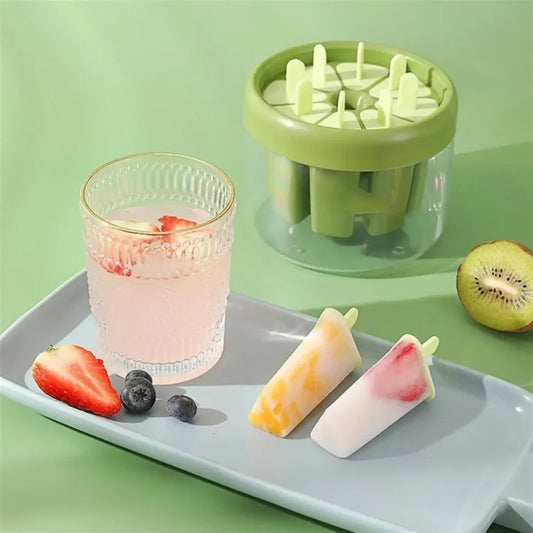 ( sílice)™ -Molde De Helado Especial Casero Paletas: ¡Helados Caseros en Minutos!