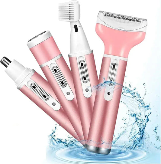 ( Sh76)™ -Depiladora Recargable 4 En 1 Mujer :Belleza instantánea en un solo dispositivo