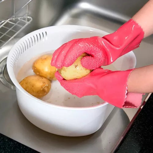 ( Mitts )™ -Guantes Para Pelar :Pela Más Rápido y Sin Esfuerzo