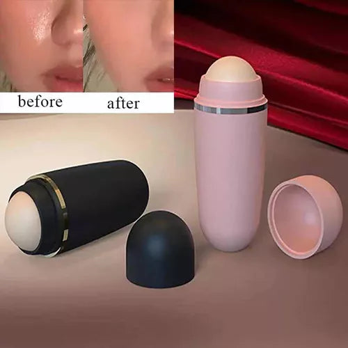 (Gene )™ -Rodillo Absorbente De Aceite Para Rostro: Piel Mate al Instante, en Cualquier Momento