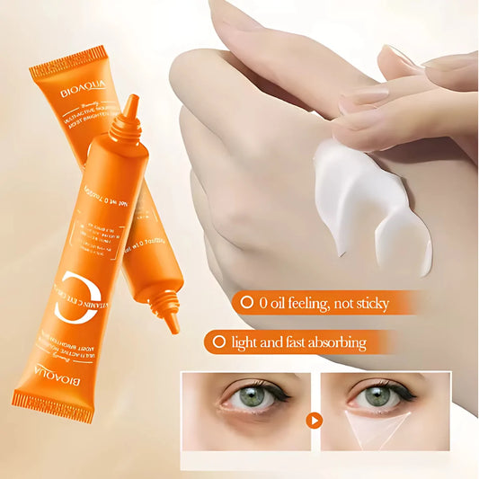 ( Bioaqua )™ -Contorno De Ojos Antioxidante Vitamina C: Despierta Tu Mirada al Instante